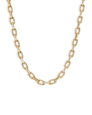 David Yurman Dy Madison Chain Necklace in 18K Yellow Gold, 22