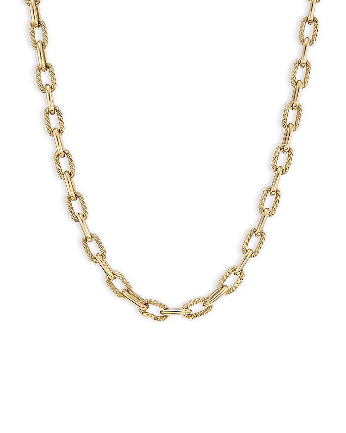 David Yurman DY Madison® Chain Necklace in 18K Yellow Gold, 22 ...
