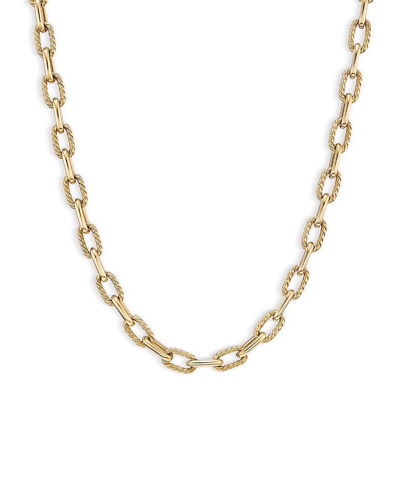 David Yurman Dy Madison Chain Necklace in 18K Yellow Gold, 22