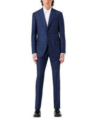 Emporio Armani notched-lapels single-breasted suit - Black