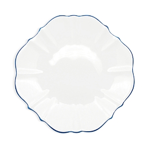 Prouna Twig New York Amelie 7 Bread Canape Plate In Blue/white
