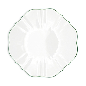 Prouna Twig New York Amelie 7 Bread Canape Plate In Green/white