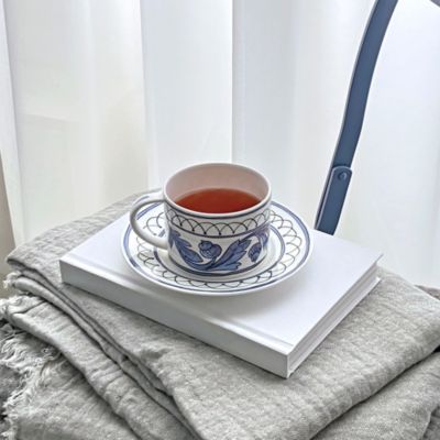 H. Blue Bird Cup and Saucer