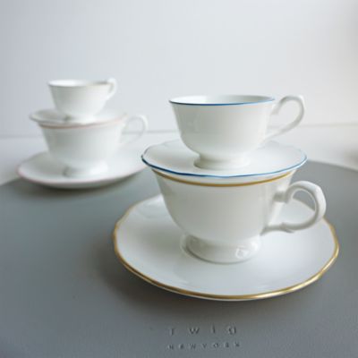 Amelie Espresso Cup & Saucer, Set of 2