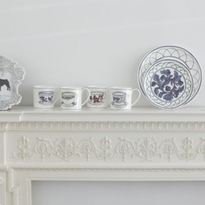 H. Blue Bird 10" Dinner Plate