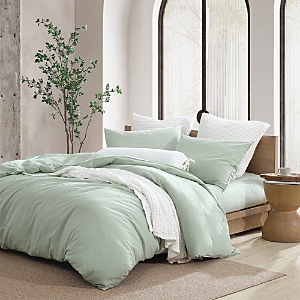 Dkny Pure Washed Duvet Cover Set, King In Sage