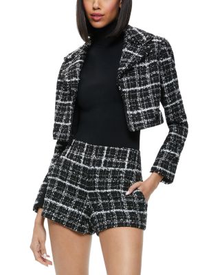 Alice and Olivia - Yardley Cropped Jacket
