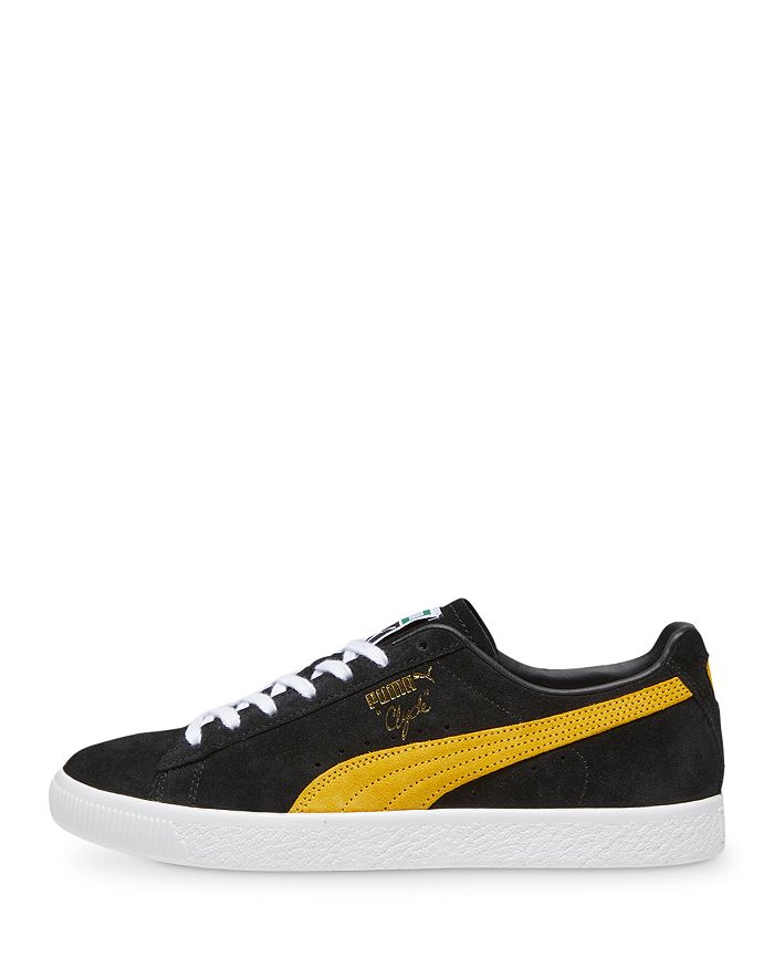 Shop Puma Men's Clyde Og Low Top Sneakers In Yellow