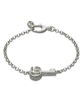 Gucci - Sterling Silver Marmont Double G Key Link Bracelet