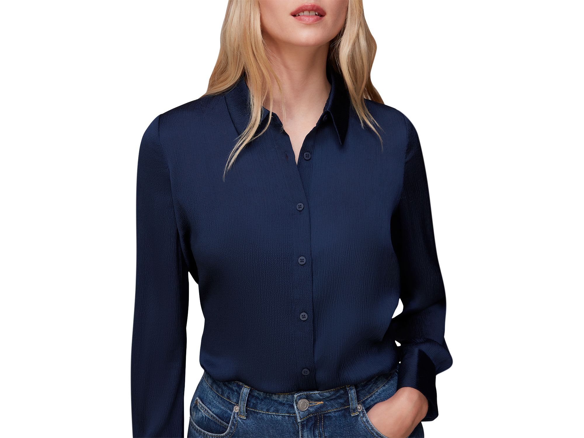 Molly Satin Shirt — Image 3