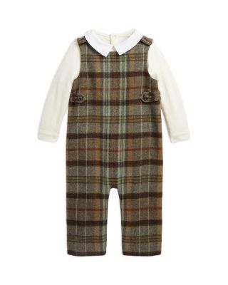 Ralph Lauren - Boys' Bodysuit & Tweed Overalls Set - Baby