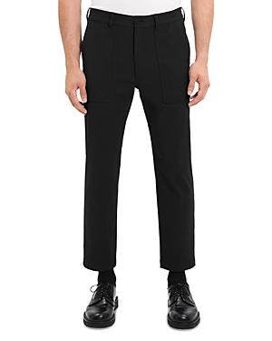 Shop Theory Fatigue Neoteric Twill Tapered Pants In Black