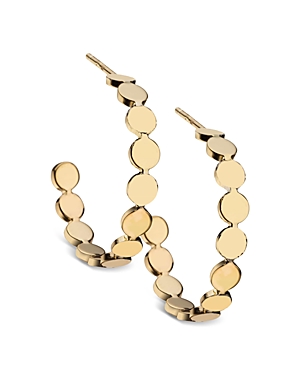 Jennifer Zeuner Small Margaux Hoop Earrings In Gold