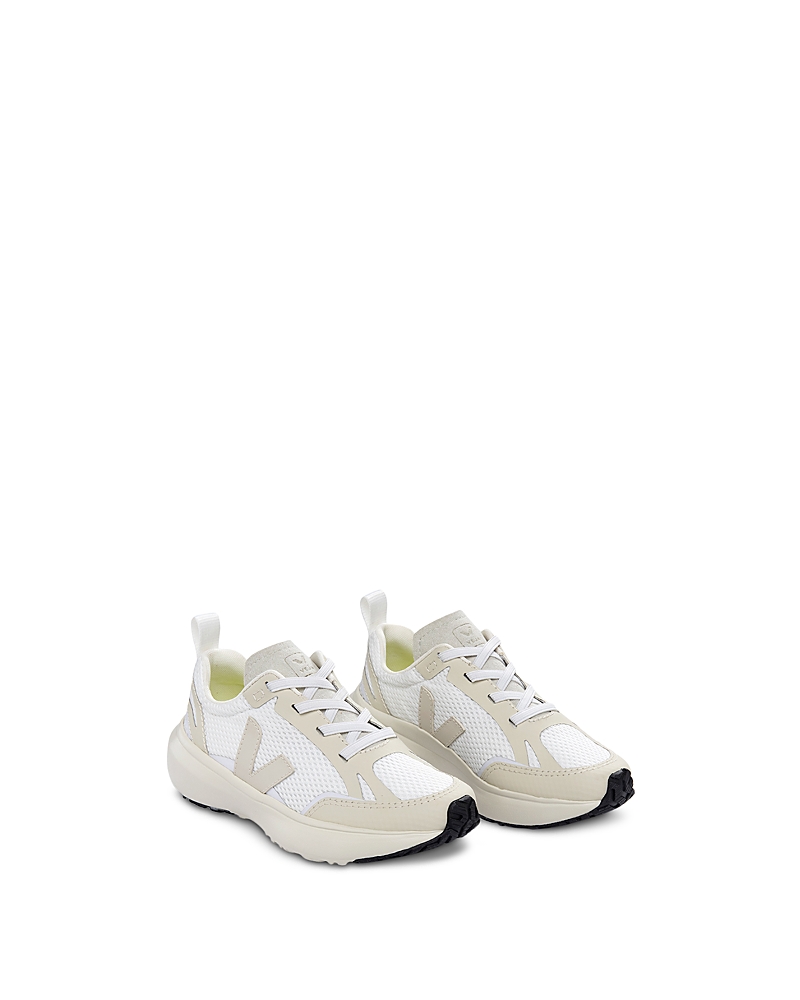 Veja White Sneakers For Kids With Logo In Pierre