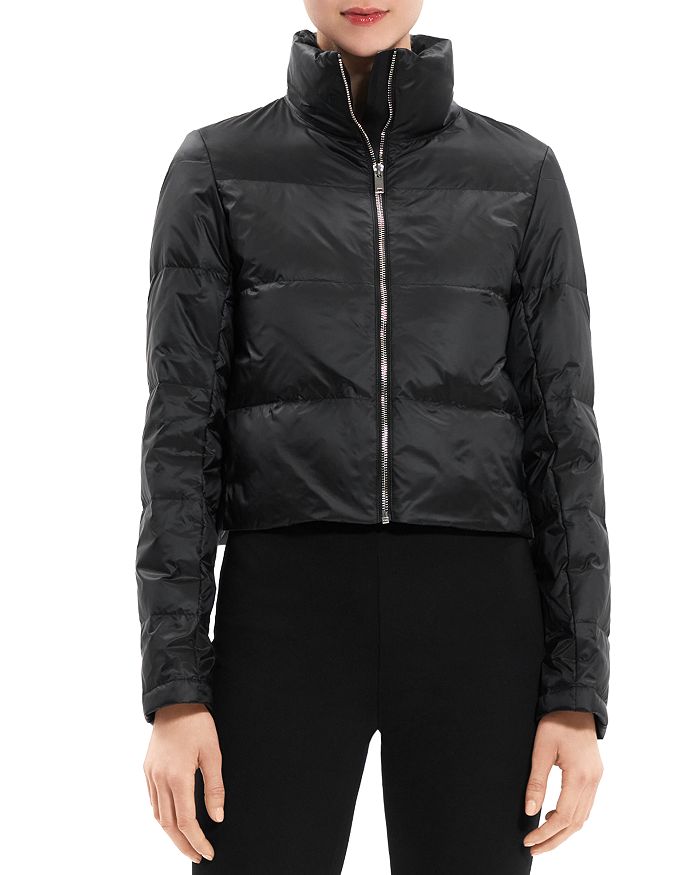 Theory Cropped Puffer Jacket | Bloomingdale's