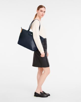 Le Pliage City Large Coated Canvas Tote Bag