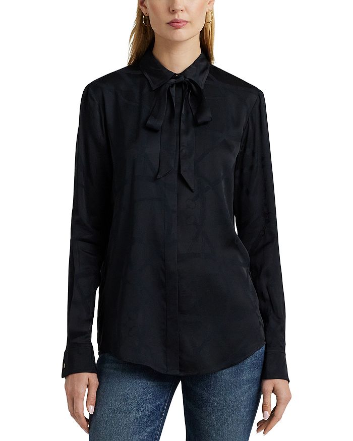 Ralph lauren shirt with tie discount