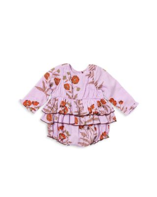 Pink Chicken - Girls' Heidi Ruffle Bubble Romper - Baby