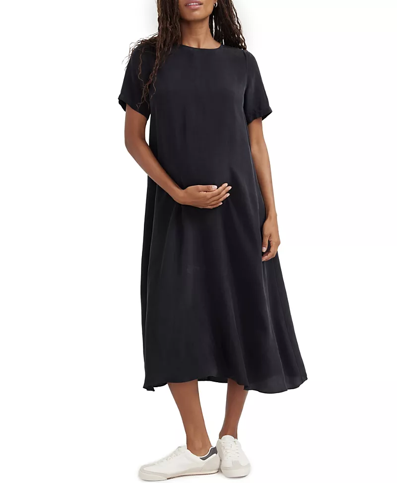 Hatch Collection James Dress Maternity Midi Dress
