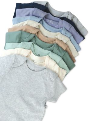 Girls' 10 Pack Short Sleeve Bodysuits - Baby