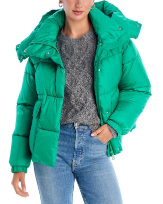 AQUA Cire Wonder Short Puffer Jacket | Bloomingdale's