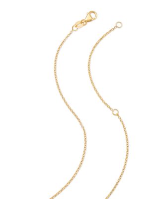 Diamond Pav&eacute; Heart Pendant Necklace in 14K Yellow Gold, 0.40 tcw