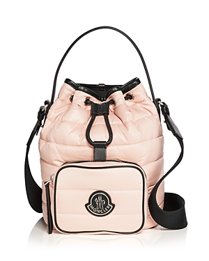 Shop Moncler Kilia Bucket Bag In Pink
