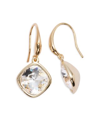 Crystal Drop Earrings in 14K Gold Plated