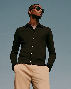 Officine Generale Brent Double Face Long Sleeve Shirt Officine Generale Brent Double Face Long Sleeve Shirt