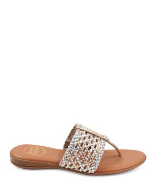 Women's Nice Woven Thong Sandals