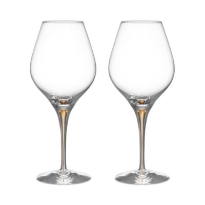 Intermezzo Aroma Gold Wine Glass, Set of 2 - Exclusive