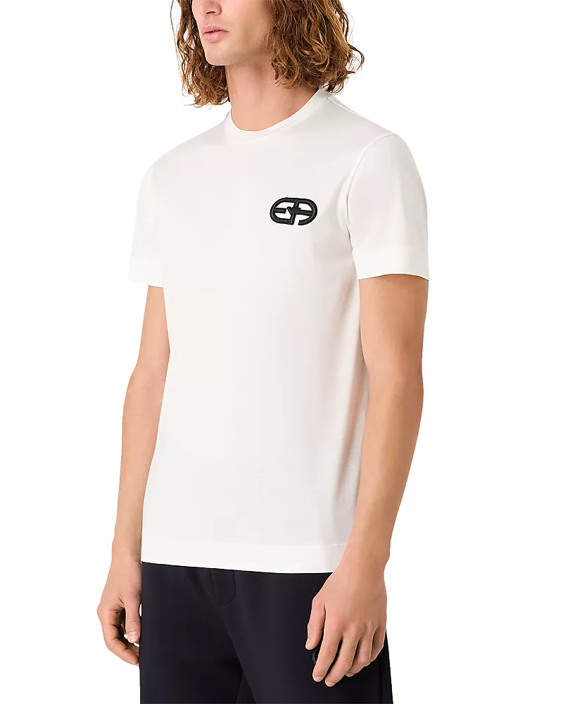 Emporio Armani Essential Ea Recreate Embroidered Logo Tee