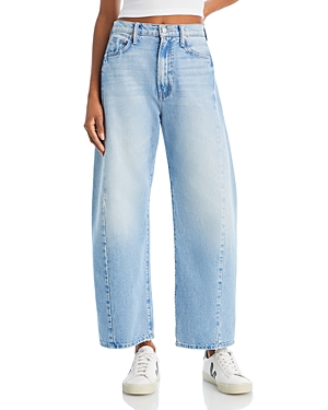 Shop Mother The Half Pipe High Rise Ankle Wide Leg Jeans In This Is How I Roll