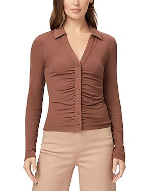 PAIGE LAFAYETTE RUCHED TOP