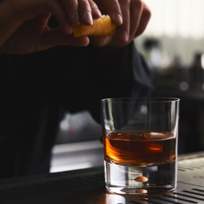 Intermezzo Gold Old Fashion Glass, Set of 2 - Exclusive