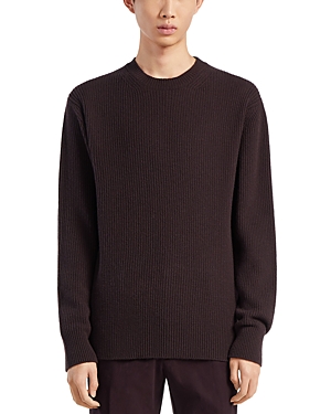 Zegna Cashmere Sweater In Dark Purple