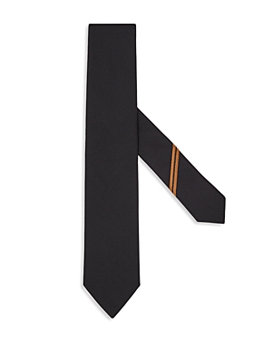 Shop Zegna Oasi Cashmere Tie In Black