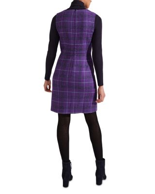 Avery Plaid Wool Dress