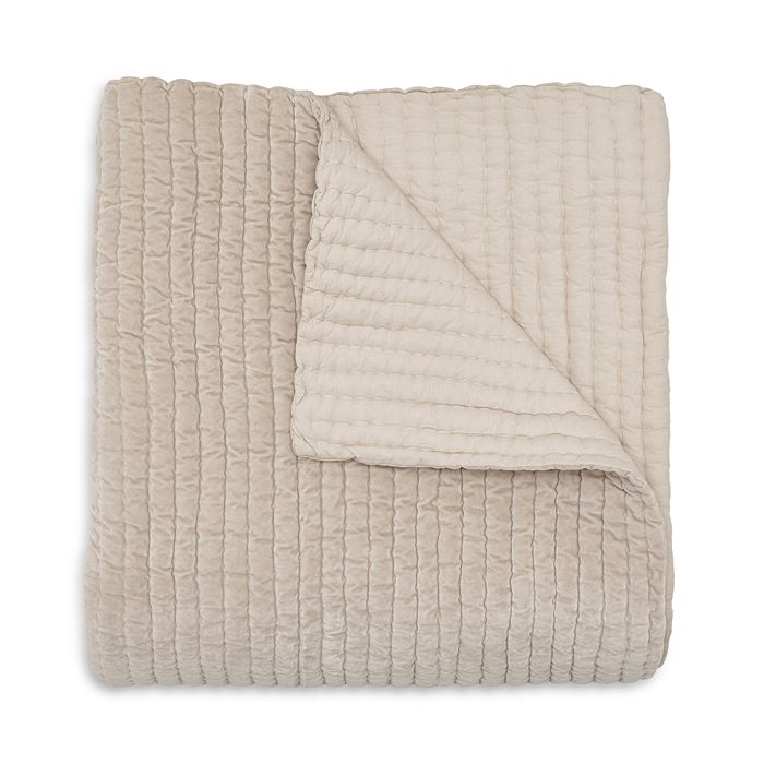 John Robshaw Velvet Quilted Coverlet, King Bloomingdale's