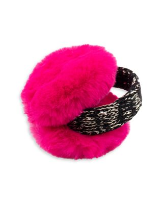 Girls' Faux Fur Earmuffs