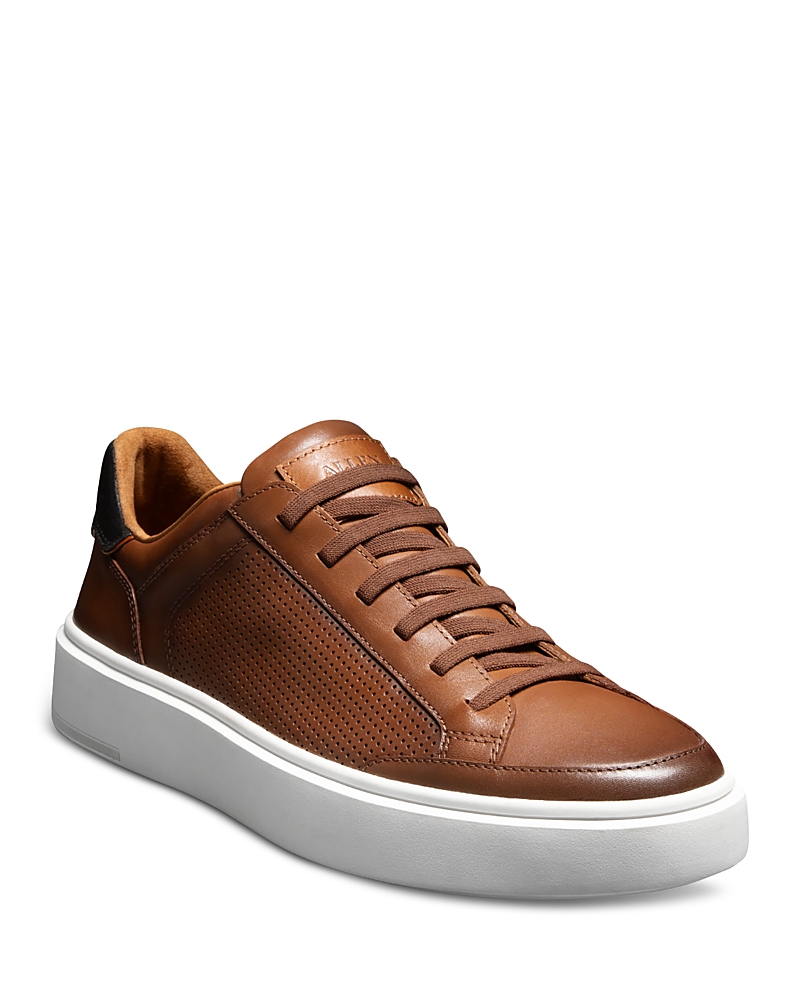 Allen Edmonds Men's Oliver Stretch Lace Slip On Sneaker In Luggage