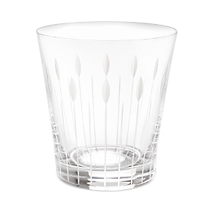 Shop Lalique Lotus Buds Tumbler In Clear