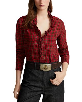 Ralph Lauren Classic Fit Plaid Cotton Shirt Bloomingdale's