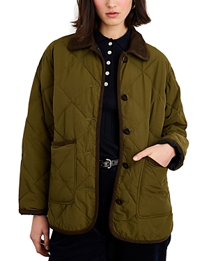 Alex Mill Quinn Quilted Jacket In Military Green