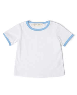 Dotty Dungarees Boys' Classic Jack Ringer Tee - Baby, Little Kid, Big Kid In Pale Blue