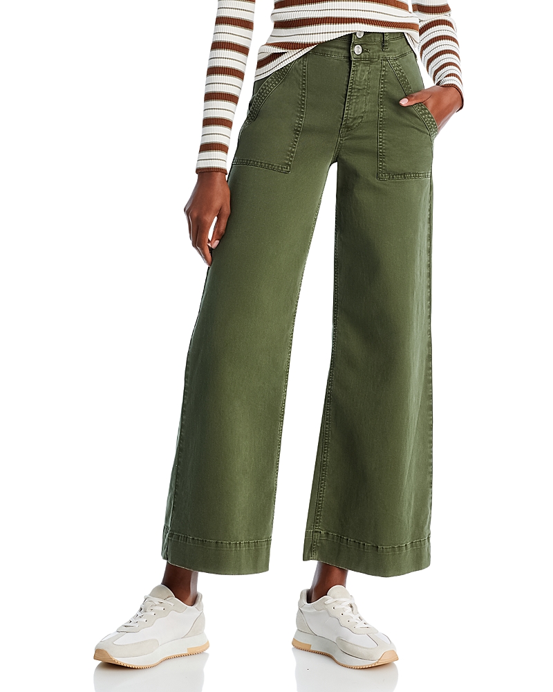 Frame Le Palazzo Wide Leg Jeans In Washed Surplus