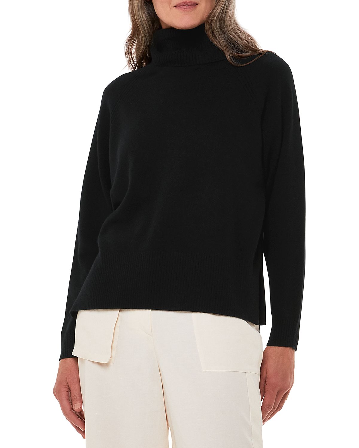 Whistles Cashmere Turtleneck Sweater