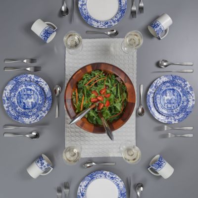 Blue Italian Brocato 5.5&amp;quot; Bowl, Set of 4