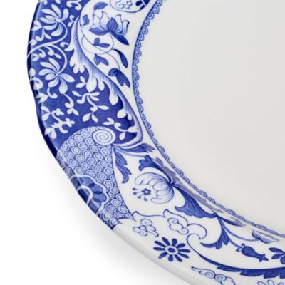 Blue Italian Brocato Charger Serving Platter