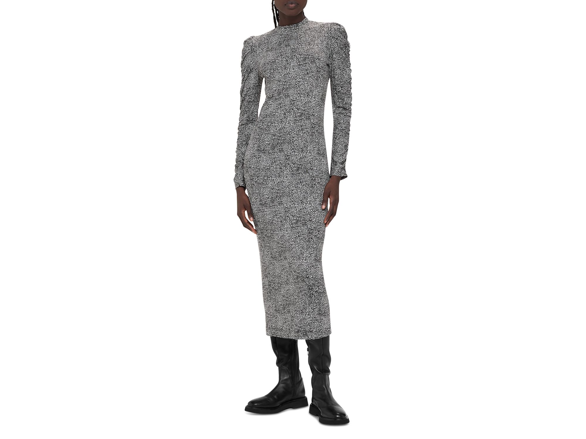 Pebble Spot Jersey Dress - Image 1